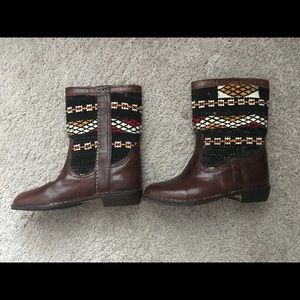 Moroccan Leather Boots size 9